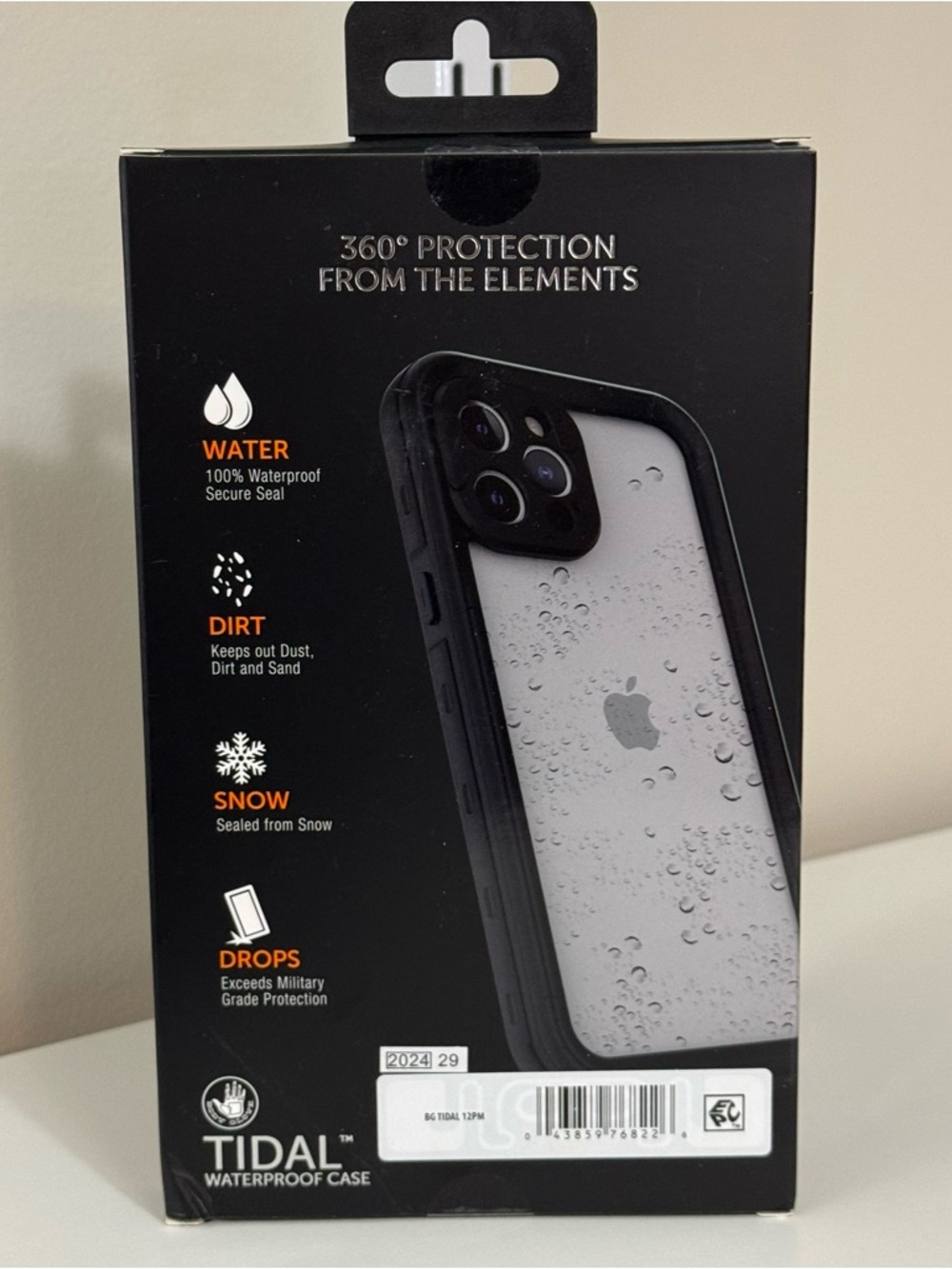 Body Glove Tidal Waterproof Black Case For Apple iPhone 12 Pro Max - Picture 3 of 3